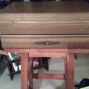 Wooden Storage Box with Handle